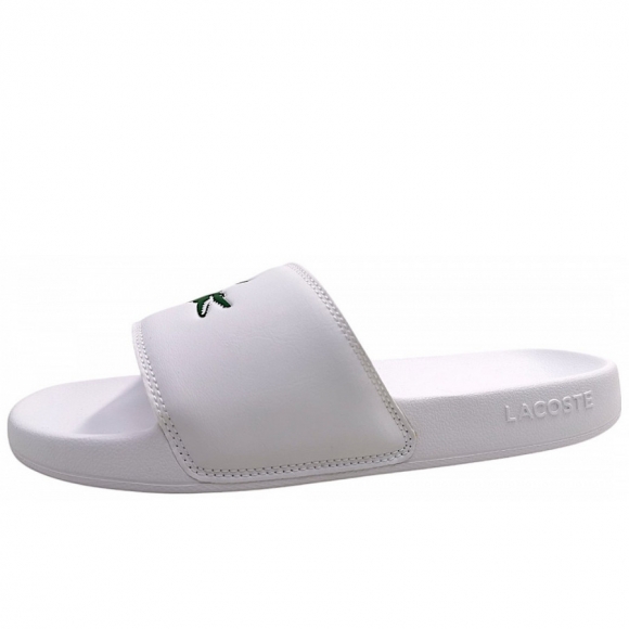 Lacoste Serve Slide 0.0 Pantolette in white/green 082