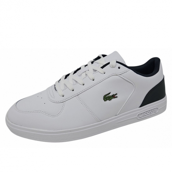 Lacoste Court Sneaker in white drk. green