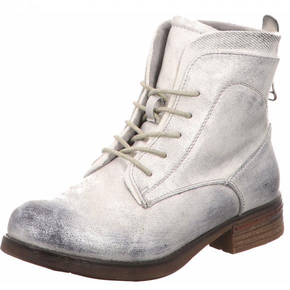 Laufsteg München Stiefelette in silber, platin