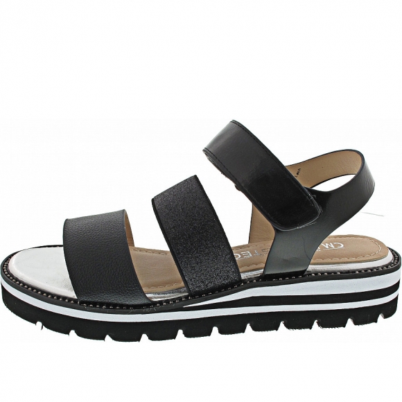 Laufsteg München Sandalette in black