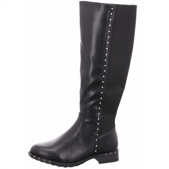 Laufsteg München Schaftstiefel in schwarz