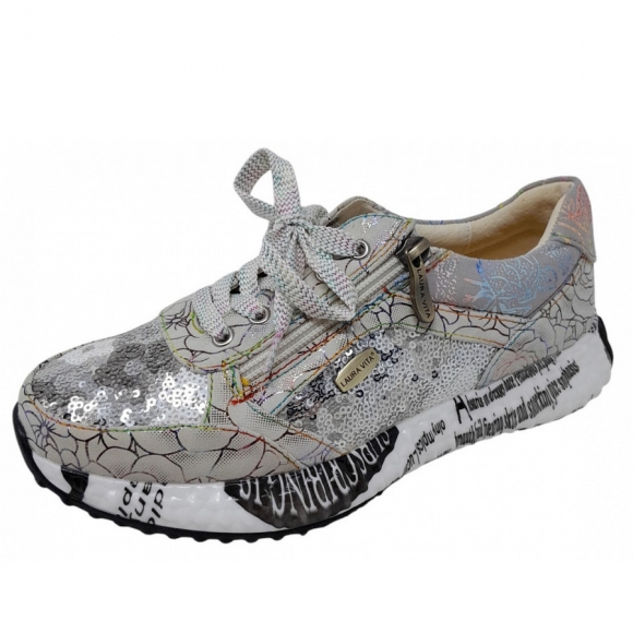 Laura Vita Sneaker in perle