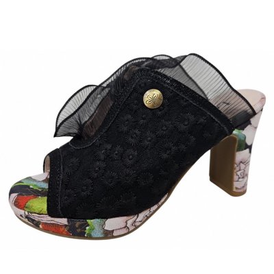 Laura Vita Laura Vita Pantolette in schwarz