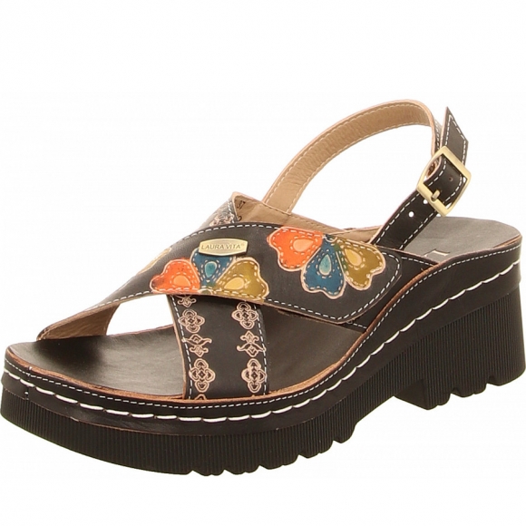 Laura Vita Sandalette in schwarz