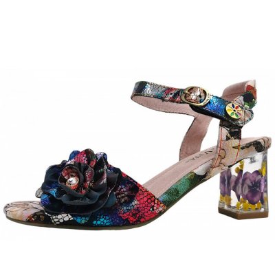 Laura Vita Lucieo 25 Sandalette in noir