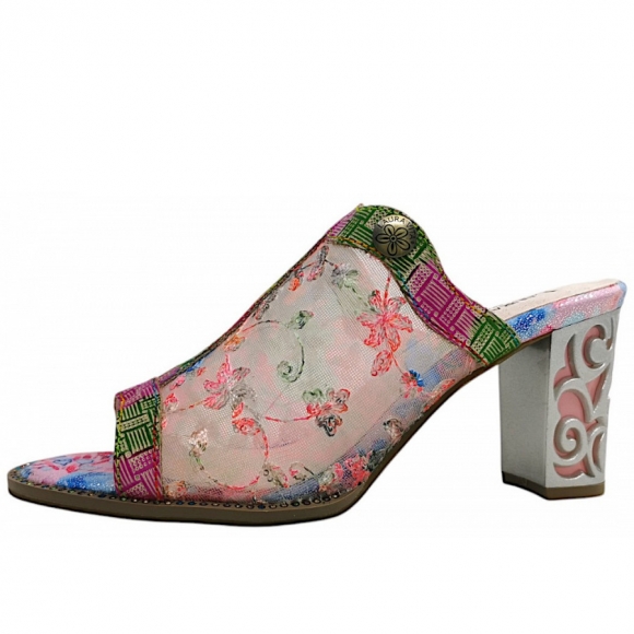 Laura Vita Ledao 07 Pantolette in Cerise Rose