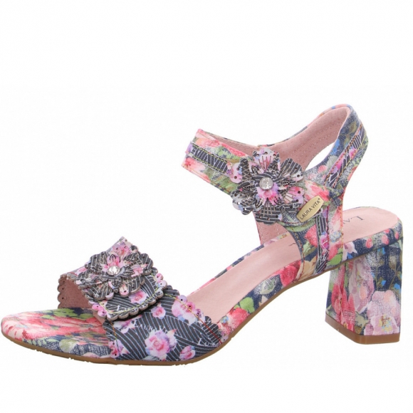 Laura Vita Heco Sandalette in 12 noir