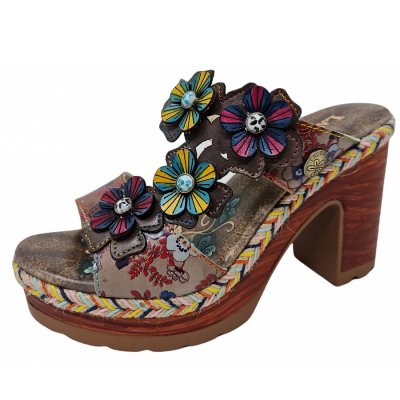 Laura Vita Pantolette in gris