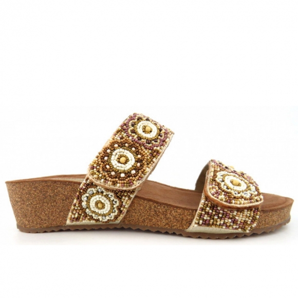 Lazamani beige Pantolette in beige