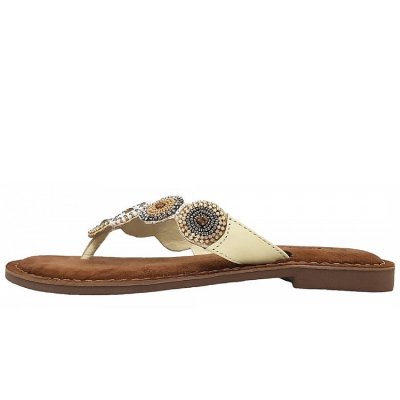 Lazamani Pantolette in off-white