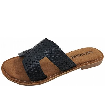 Lazamani Pantolette in black