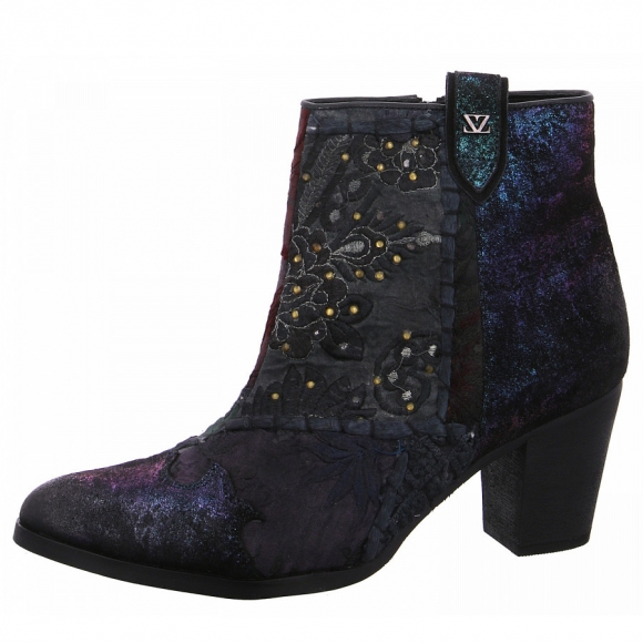 Lazamani Stiefelette in petrol disco