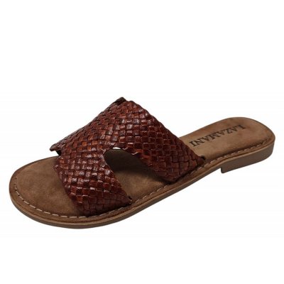 Lazamani Pantolette in tan Lazamani Pantolette in tan