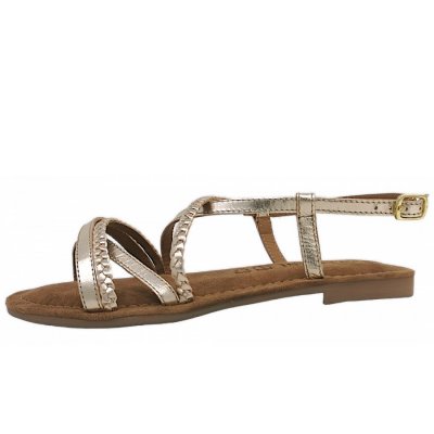 Lazamani Sandale in gold Lazamani Sandale in gold
