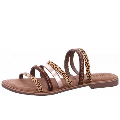 Lazamani Pantolette in leopard multi
