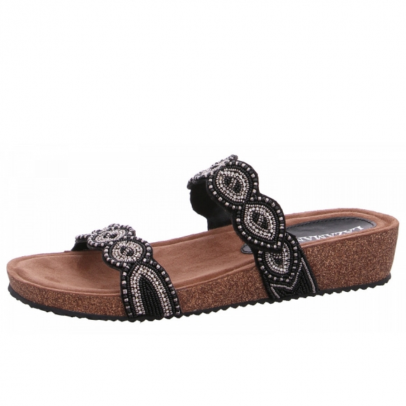 Lazamani Pantolette in black