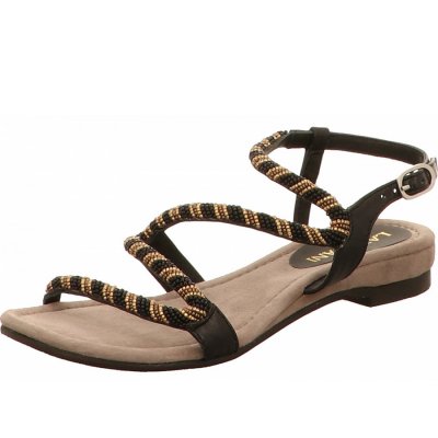 Lazamani Sandalette in schwarz