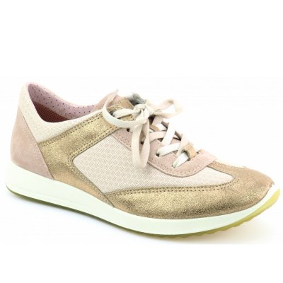 Legero Velour/Textil powder Sneaker in Puder Gold, Rose