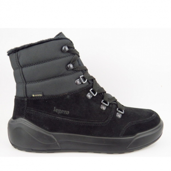 Legero COSY Velour GTX Boots in schwarz