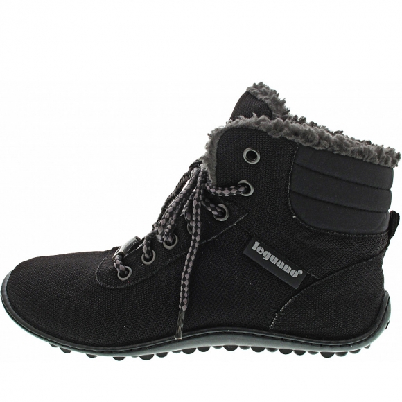 Leguano Kosmo Schnürstiefelette in schwarz