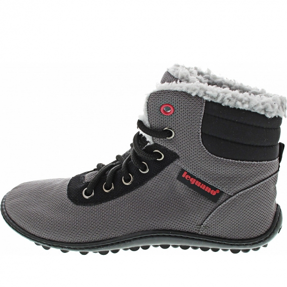 Leguano Kosmo Schnürstiefel in anthrazit