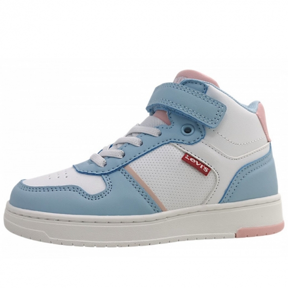 Levis Kick MID SE Klettschuh in white/pastel blue 3370
