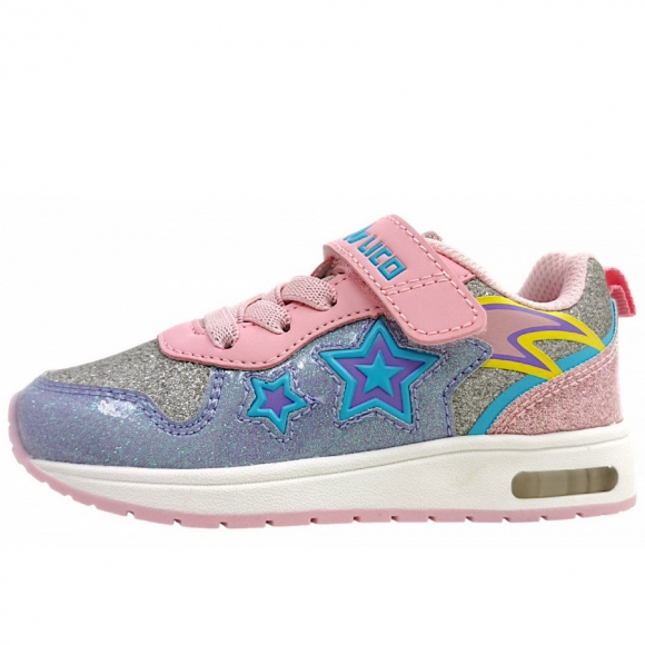 Lico Menami VS Klettschuh in Rosa/Lila/Türkis