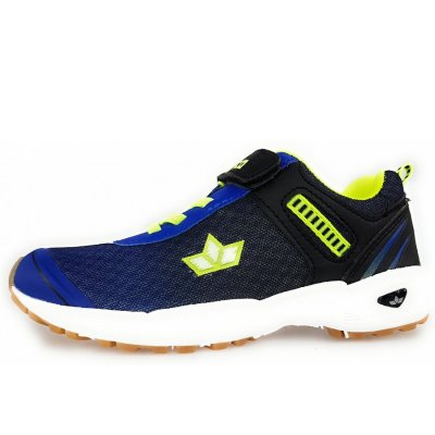 Lico Barney Laufschuh in blau/schwarz/lemon