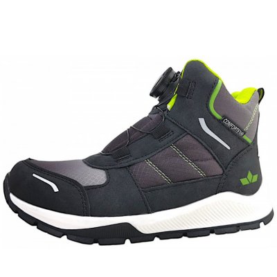 Lico Akima Schnürstiefel in 7023- Schwarz/Grau/Lemon