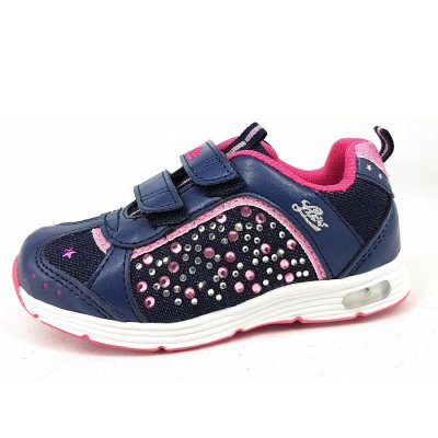 Lico Shine V Klettschuh in marine pink Lico Shine V Klettschuh in marine pink