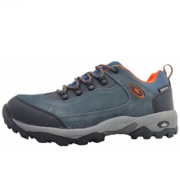 Lico Milan Low Wanderschuh in 7214 Anthrazit/Orange