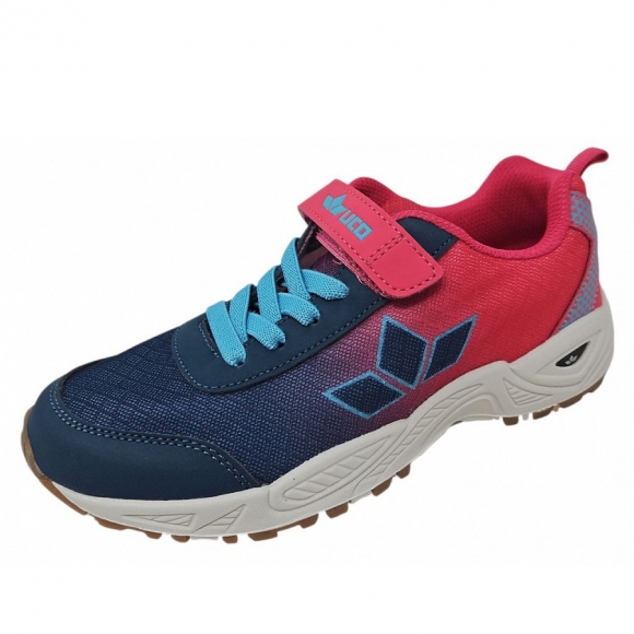 Lico Li Pete VS Sportschuh in marine pink türkise