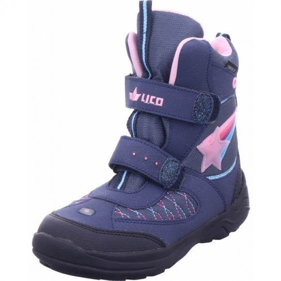 Lico fee blinky Klettstiefel in blau