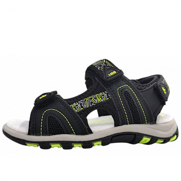 Lico Luca V Sandale in schwarz/grau/lemon