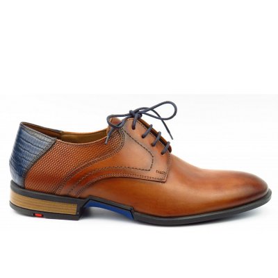 Lloyd Raphael cognac/ocean eleganter Schnürer in COGNAC/OCEAN