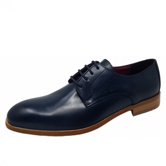 Lloyd Suffok eleganter Schnürer in atlantic blu LD Decksohle