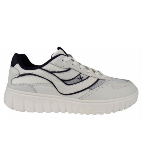 Lloyd TORO WAVE sportlicher Schnürer in WHITE/PIPING NAVY