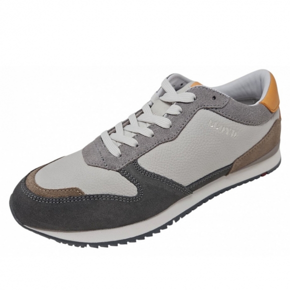 Lloyd Elmore Sneaker in grey polvedere orange