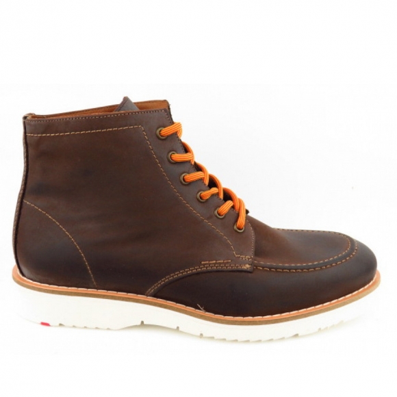 Lloyd DENIER Lammfell Stiefelette in CIGAR