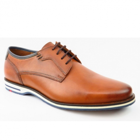 Lloyd King cognac/pazifik eleganter Schnürer in COGNAC/PACIFIC