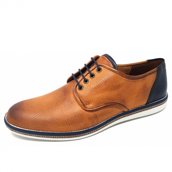 Lloyd Gino Schnürschuhe in cognac/midnight