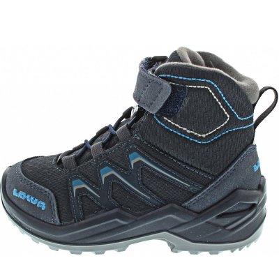 Lowa Maddox Warm GTX Mid Jr Klettstiefel in stahlblau Lowa Maddox Warm GTX Mid Jr Klettstiefel in stahlblau