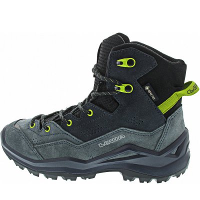 Lowa Wandax GTX Mid Jr Wanderstiefel in dunkelpetrol-limone Lowa Wandax GTX Mid Jr Wanderstiefel in dunkelpetrol-limone