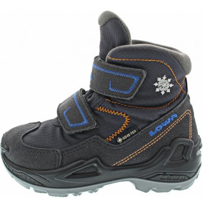 Lowa Milo GTX Mid Klettstiefel in anthrazit-blau Lowa Milo GTX Mid Klettstiefel in anthrazit-blau