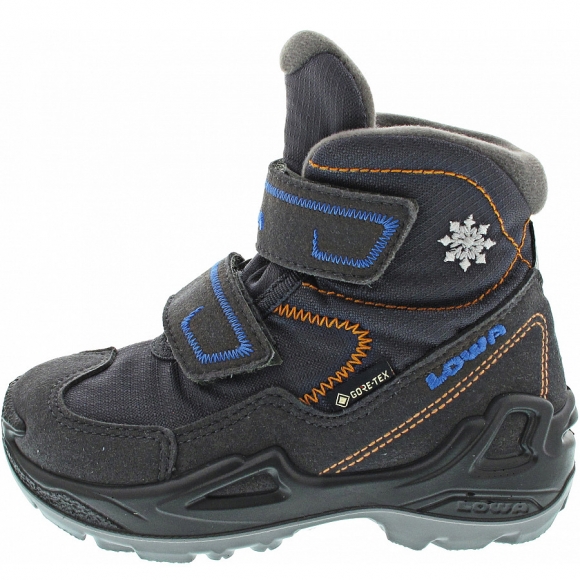 Lowa Milo GTX Mid Klettstiefel in anthrazit-blau