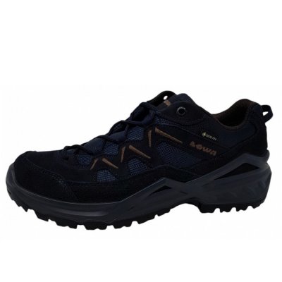 Lowa Sirkos EVO GTX LO Wanderschuh in navy braun Lowa Sirkos EVO GTX LO Wanderschuh in navy braun