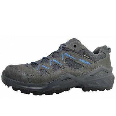 Lowa SIRKOS EVO GTX LO Wanderschuh in 9704- Graphit/Blau