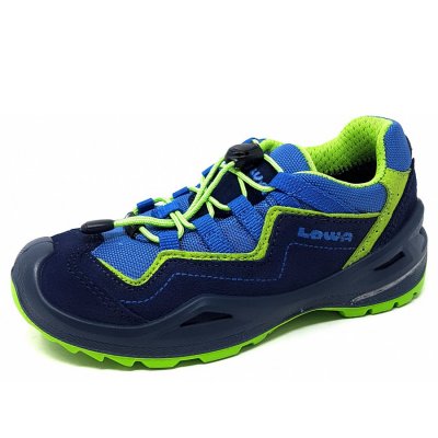 Lowa Robin EVO GTX Lo Wanderschuh in navy limone