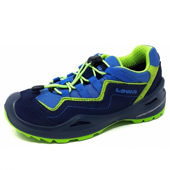 Lowa Robin EVO GTX Lo Wanderschuh in navy limone