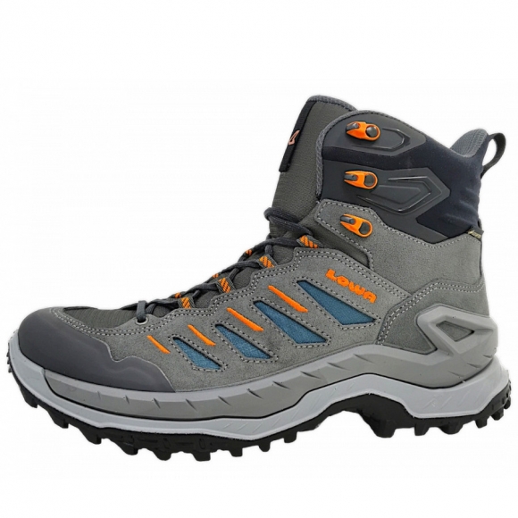 Lowa INNOVO GTX MID Wanderstiefel in 9075- Grau/Petrol